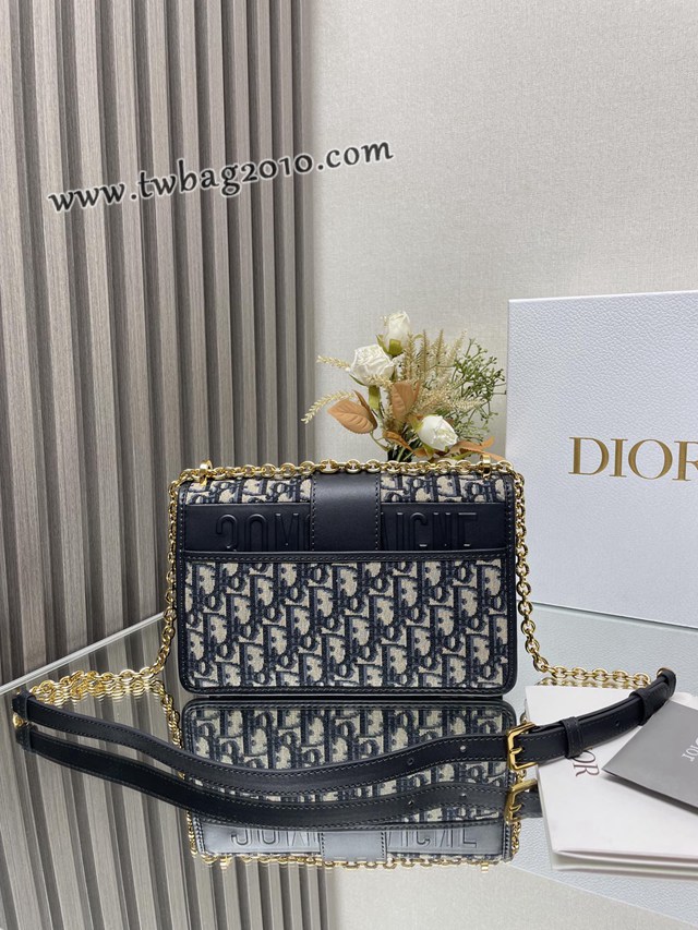 Dior专柜新款迪奥高仿原单蒙田30老花链条款肩背斜挎包 djfk1268